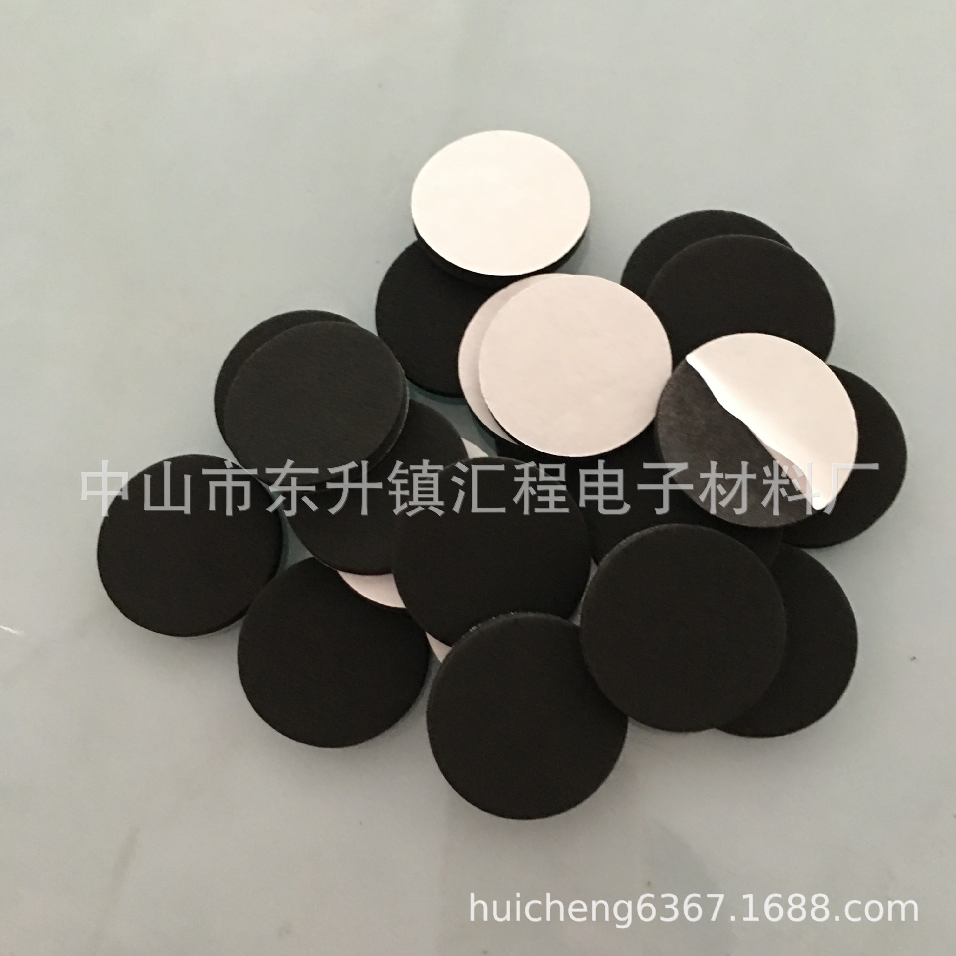 厂家直销黑色EVA脚垫 桌子茶盘防滑垫 自粘防震胶垫片免费拿样