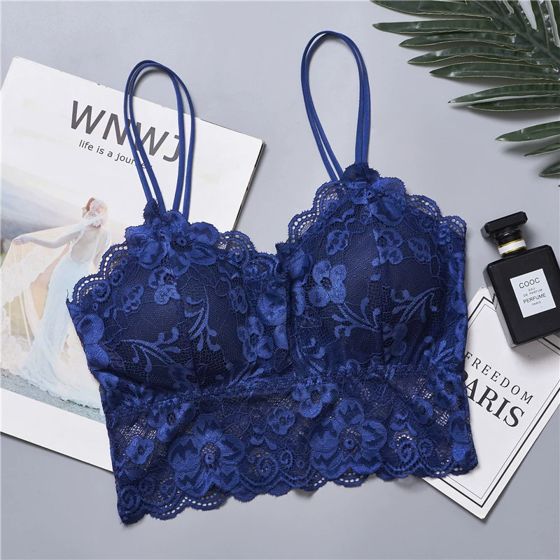 Lace Wireless Bra Top (Women), Padded Tube Top, Beautiful Back, Lace 2-Size (M/L)