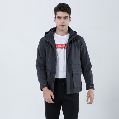 2019豹迹新款夾克男秋冬季男士休閑服戶外運動服潮流外套