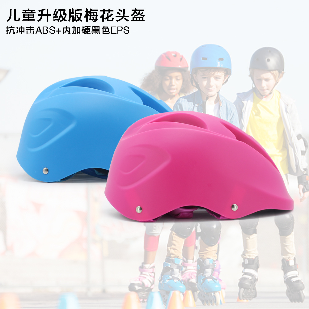 Direct selling children Plum blossom Helmet Skating outdoors motion Helmet Adjustable Head circumference drift Helmet Skate Helmet Customize