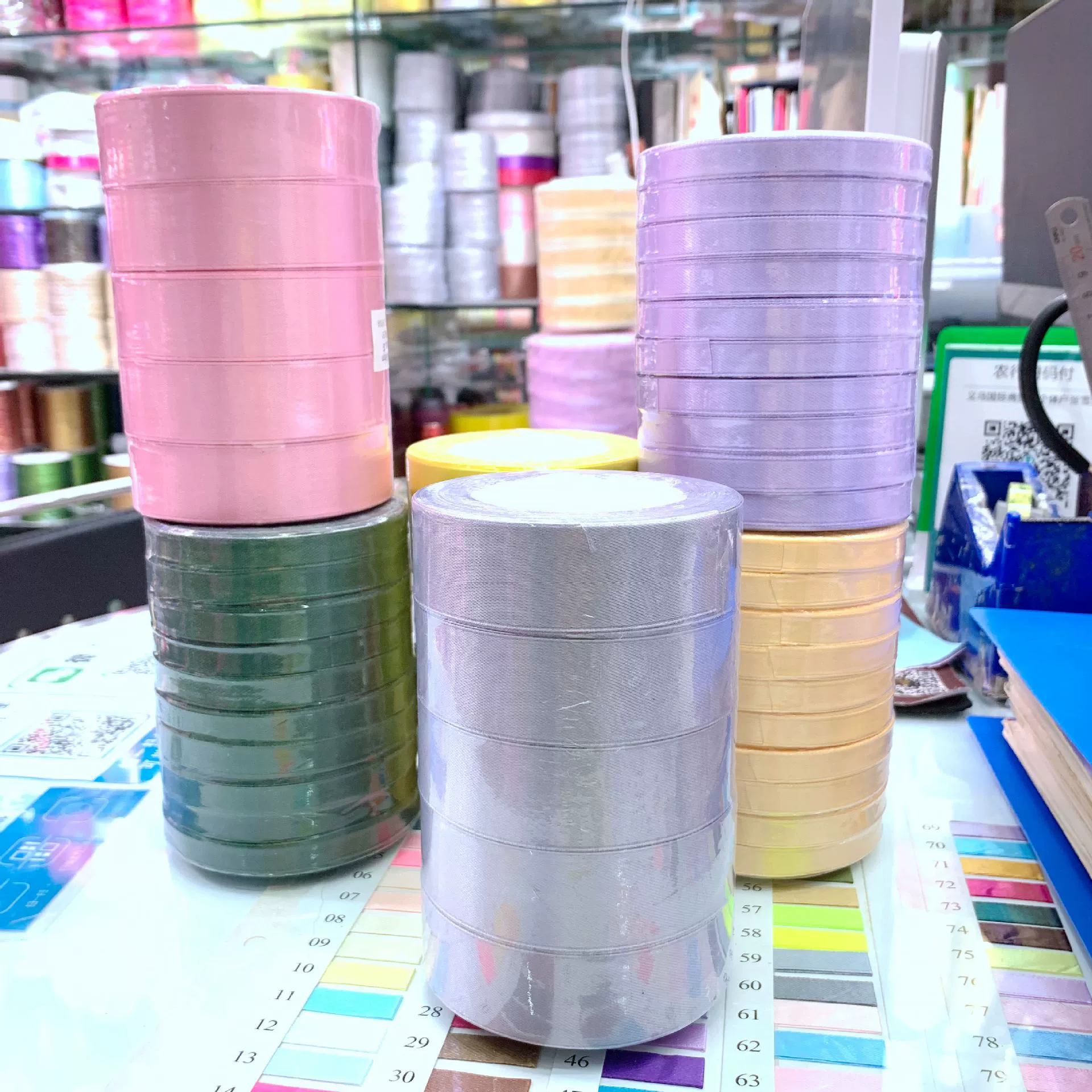 Блестящий пояс Золотая лента Цветочный подарок Комплект свадебной упаковки Лента DIY Украшение Рождественская лента