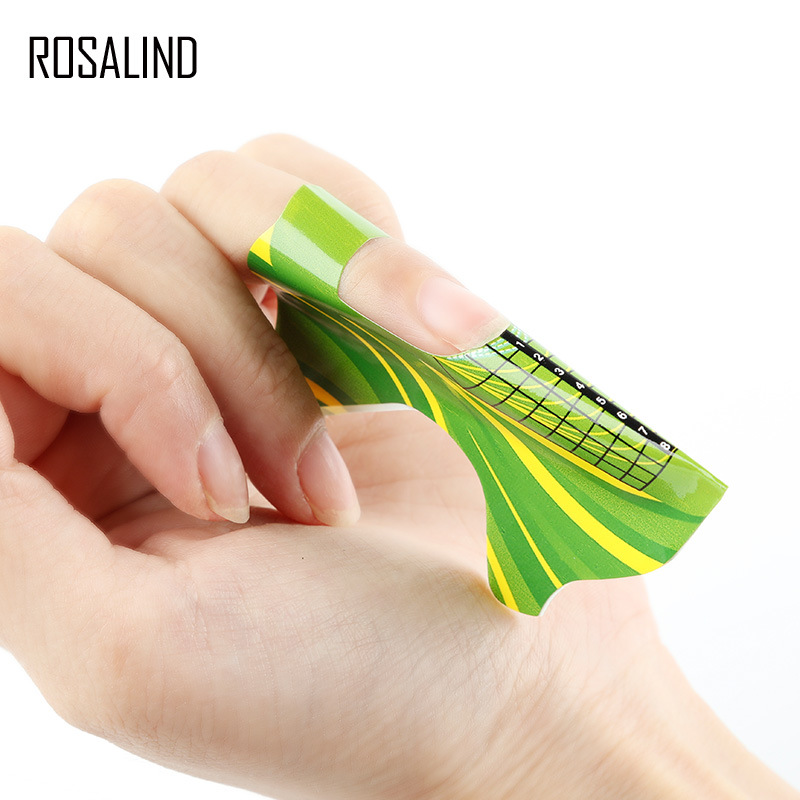 跨境美甲纸托100片 法式甲光疗延长甲美甲工具加宽蝴蝶甲模指甲托