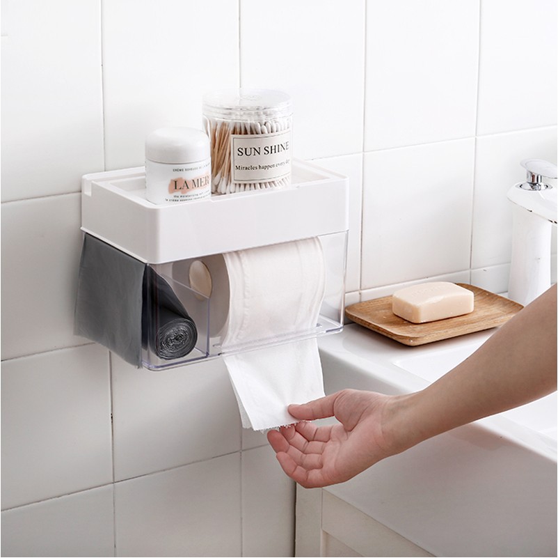 Caja de pañuelos higiénicos Caja de pañuelos nórdica sin perforar caja de papel higiénico impermeable caja de papel de mano