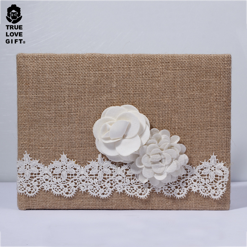 心爱婚品大号西式欧式签到本婚礼婚庆签名册商务来宾签名本