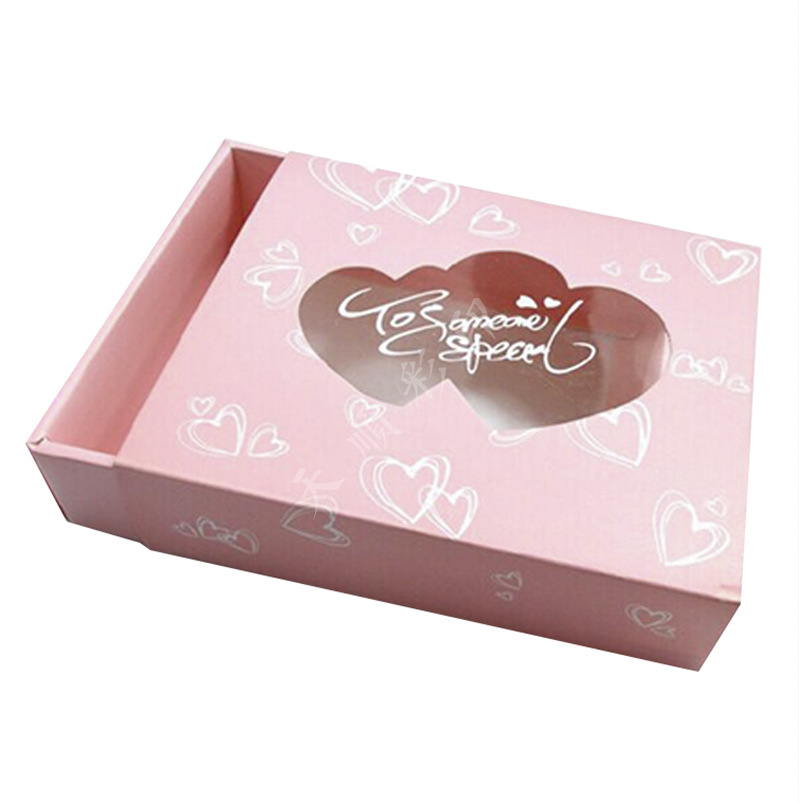 大号长方形抽屉式礼品盒韩式纸盒创意时尚纸质抽屉盒可爱卡通