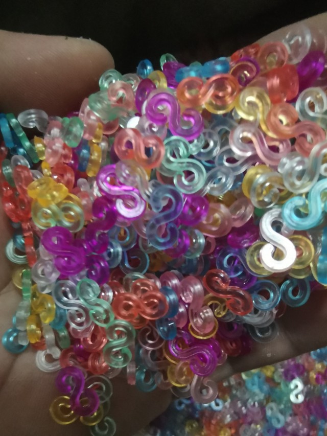 厂家直销彩色S扣工具配件24个50个装小包装袋装散装彩色SC扣批发