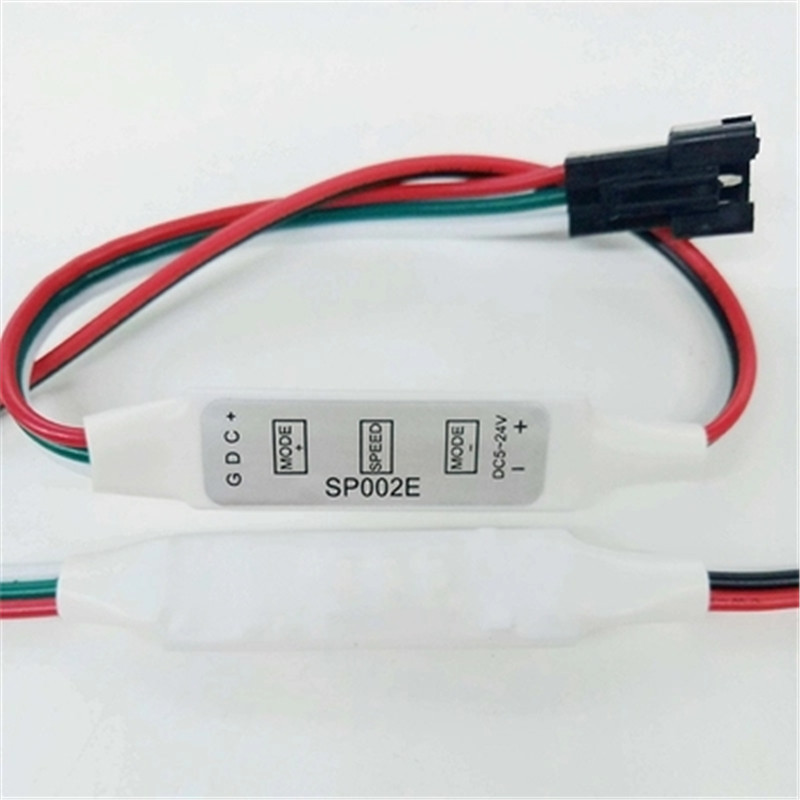 WS2811 WS2812B 迷你3键控制器 LED幻彩灯带控制器5V 12V按键控制