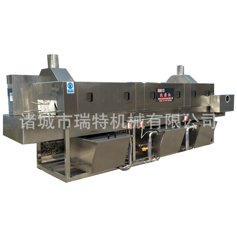 清洗转运箱的设备诸城瑞特厂家直销全自动烘干型塑料周转箱清洗机