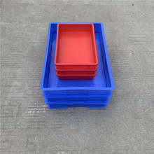 供应四川塑料方盘塑胶级塑料周转箱 黄粉虫养殖盘可套叠
