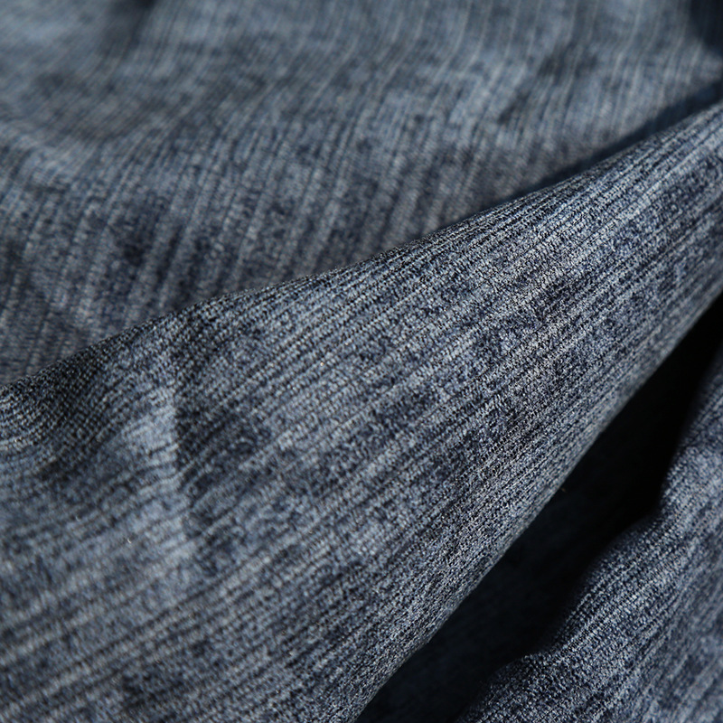 深蓝灯芯绒单色沙发软装工程布料撞色外贸面料可做绣花产品可零裁