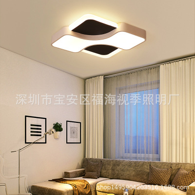 LED 吸顶灯 简约现代 客厅灯 房间灯亚克力LED卧室灯创意北欧灯具