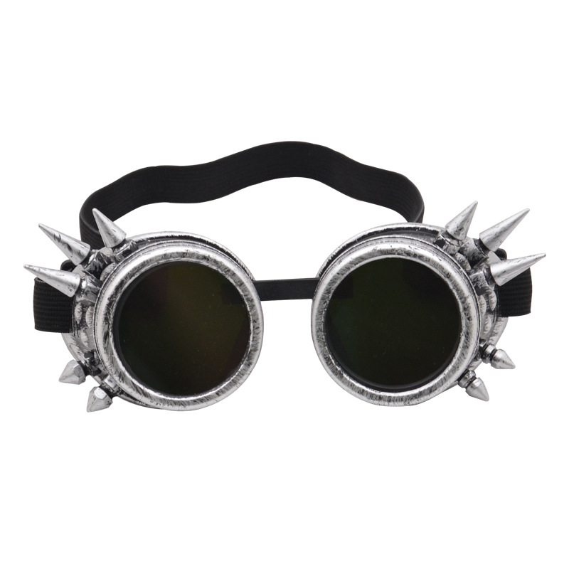 Liuding Steampunk Industrial Glasses Cycling Style Personalized Goggles Windproof Double layer Sunglasses_voghion.com