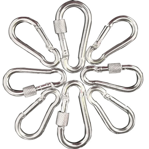 Factory Wholesale Zinc Plated Safety Buckle Climbing Buckle Spring Clip Fast Connection Ring Solid Quality Rigging Hardware