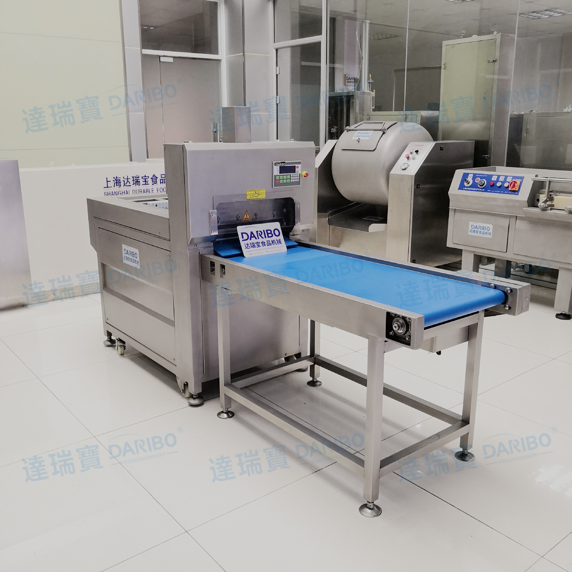 l多功能冻肉切块机商用 全自动火腿午餐肉切片机 冻牛肉切片机