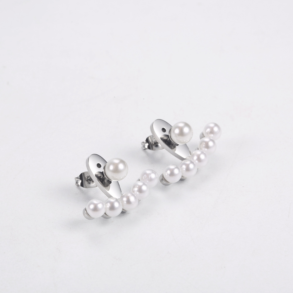All Seasons Season Real Gold Plated Geometric 304 Stainless Steel Fashion Waterproof Non Tarnish Earrings