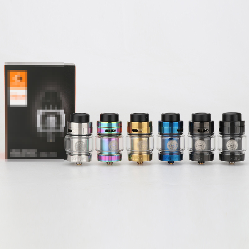 厂家直销 顶部进气不漏油Zeus Dual RTA 宙斯二代雾化器 电子烟