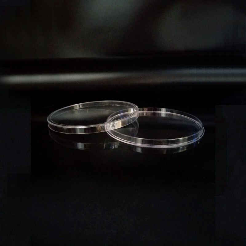 内径55MM 平面平边 钱币盒硬币盒微章银元盒 塑料圆盒 PS塑料盒