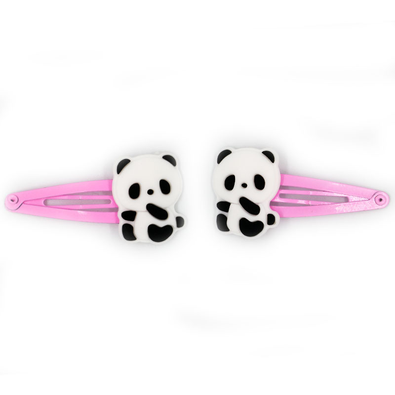 Fashion Panda Pvc Epoxy Hair Clip 1 Piece display picture 4