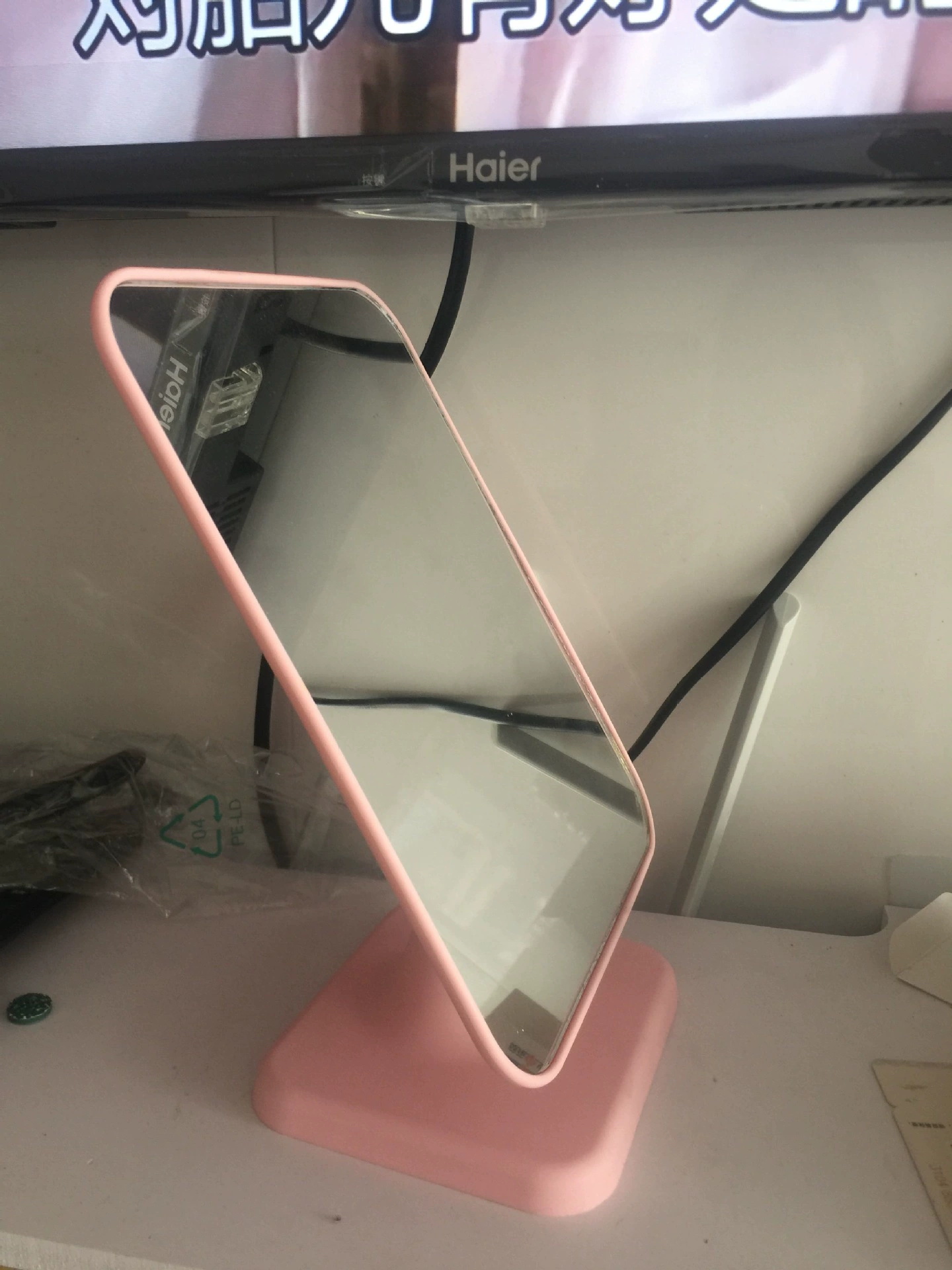 Новое зеркало для макияжа настольное туалетное зеркало для общежития настольное зеркало прямоугольное настольное одно зеркало прямые продажи с фабрики