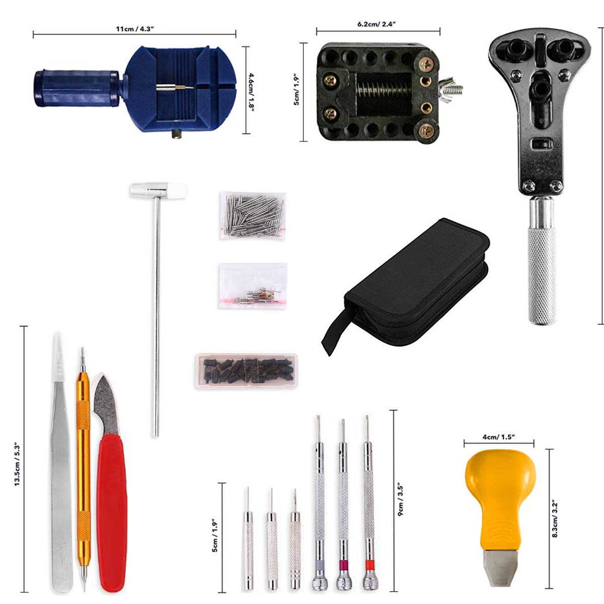 JOREST Chasse Goupille Outil Montre pour Ajuster et Remplacer le