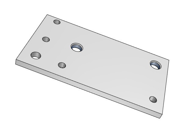 脚轮固定板单件板HAJP HAJPSS HAJPC6060 HAJPCS HAJPD HAJPDS