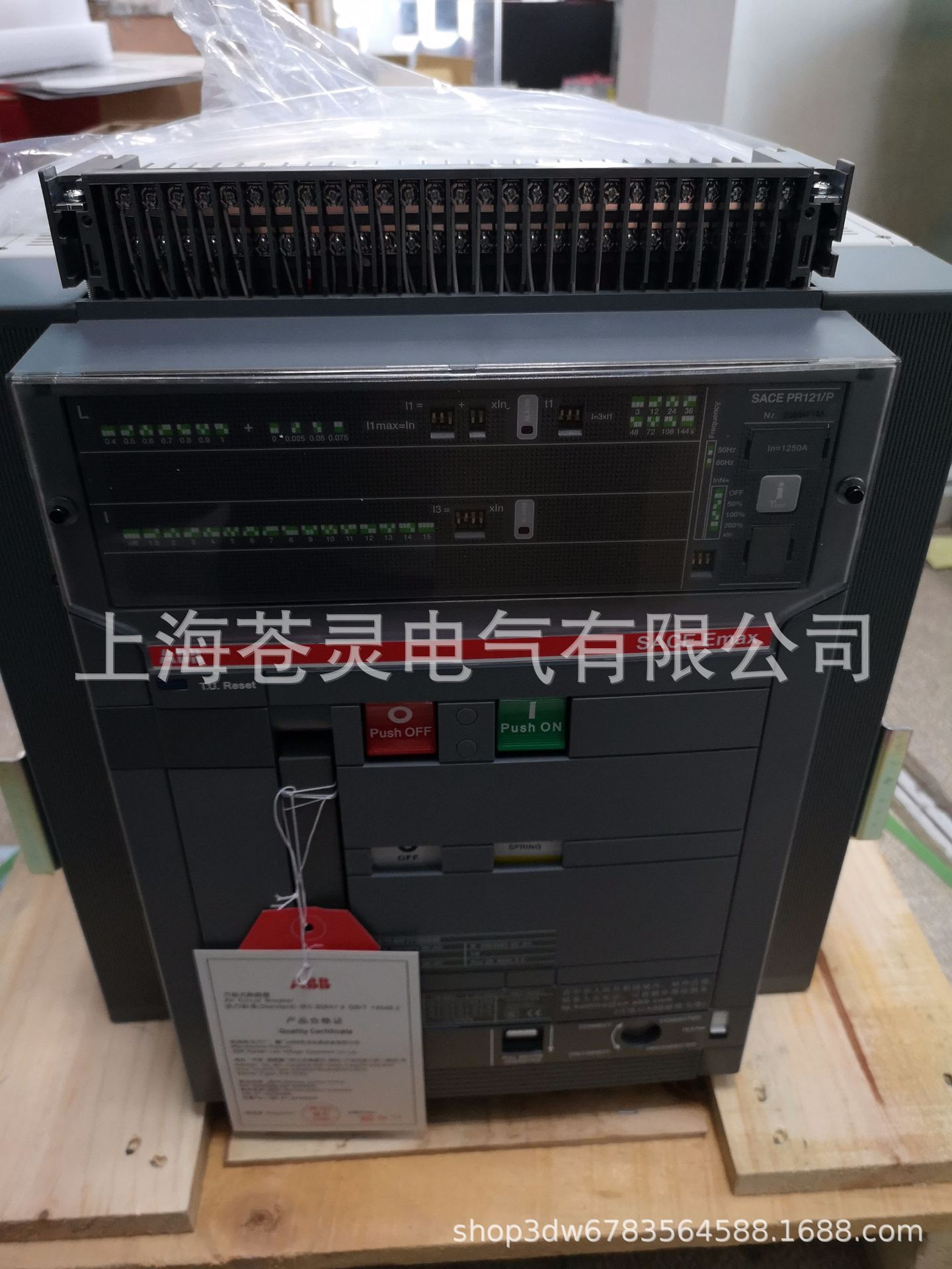 ABB框架E1B 630 D LI F F NST 订货号10145187,10145227