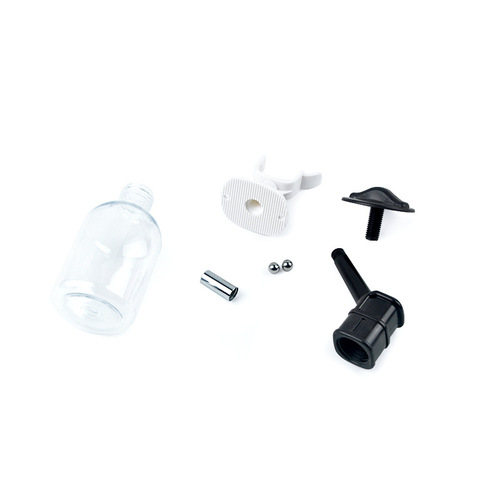 Pet drinking fountain, wall-mounted cage, dog kettle, non-wet mouth, small pet licking water feeder, ball drinking water set