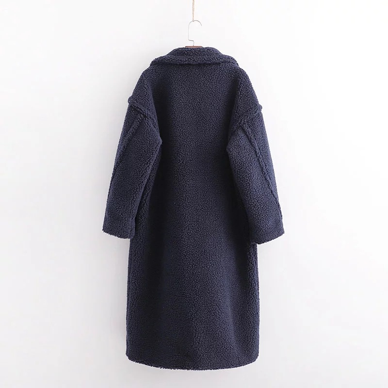 winter thick loose lamb wool cotton-padded coat NSAC13953