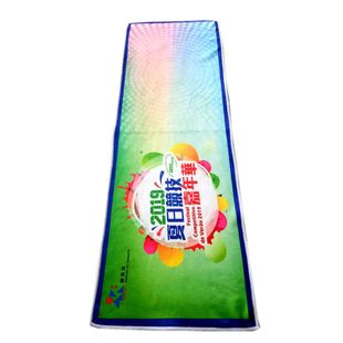 Digital Heat Transfer Printing Sports Towel Event Government Cause Charity Towel Marathon Sports Towel Customization