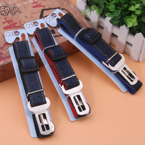 Pet car seat belt, cowboy retractable seat belt, pet leash, dog car seat belt
