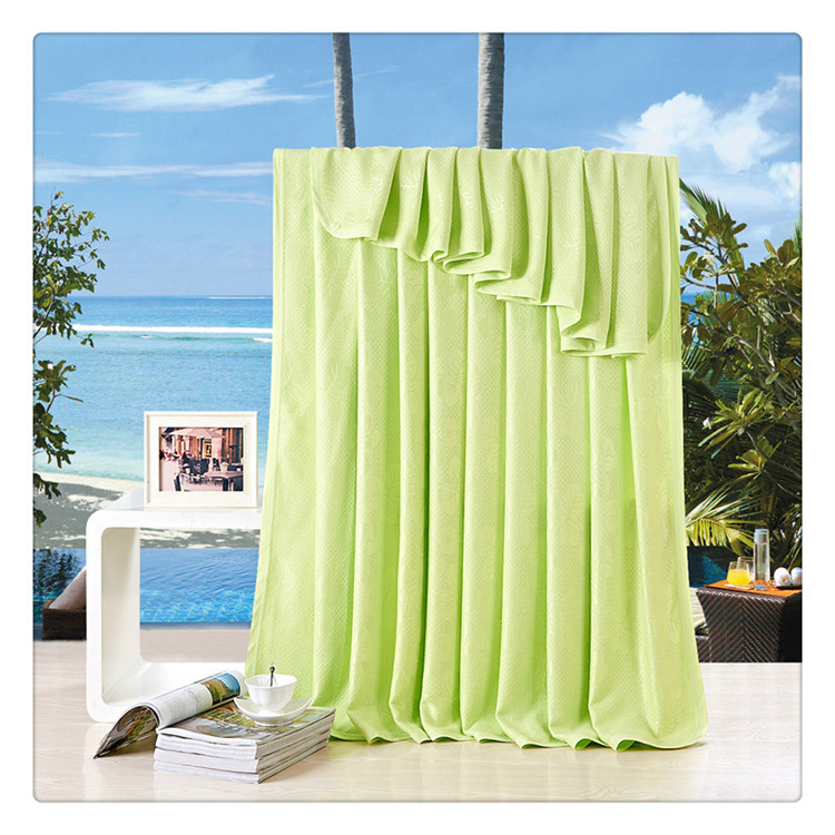 natural Bamboo fiber blankets Towel blanket Towel Borneol Office Air blanket summer Lunch blanket Thin blanket