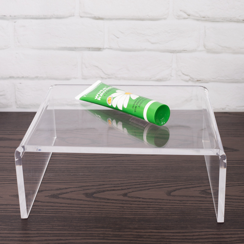 工厂直销亚克力U型展示架 化妆品首饰阶梯饰品包包架 异形加工