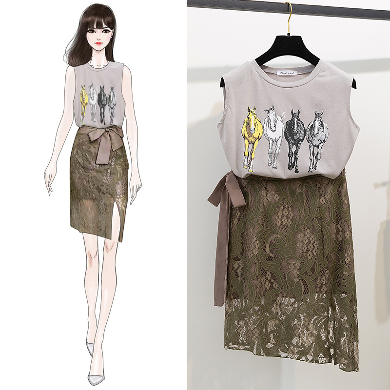 Costume femme en De la dentelle - Ref 3335663 Image 1