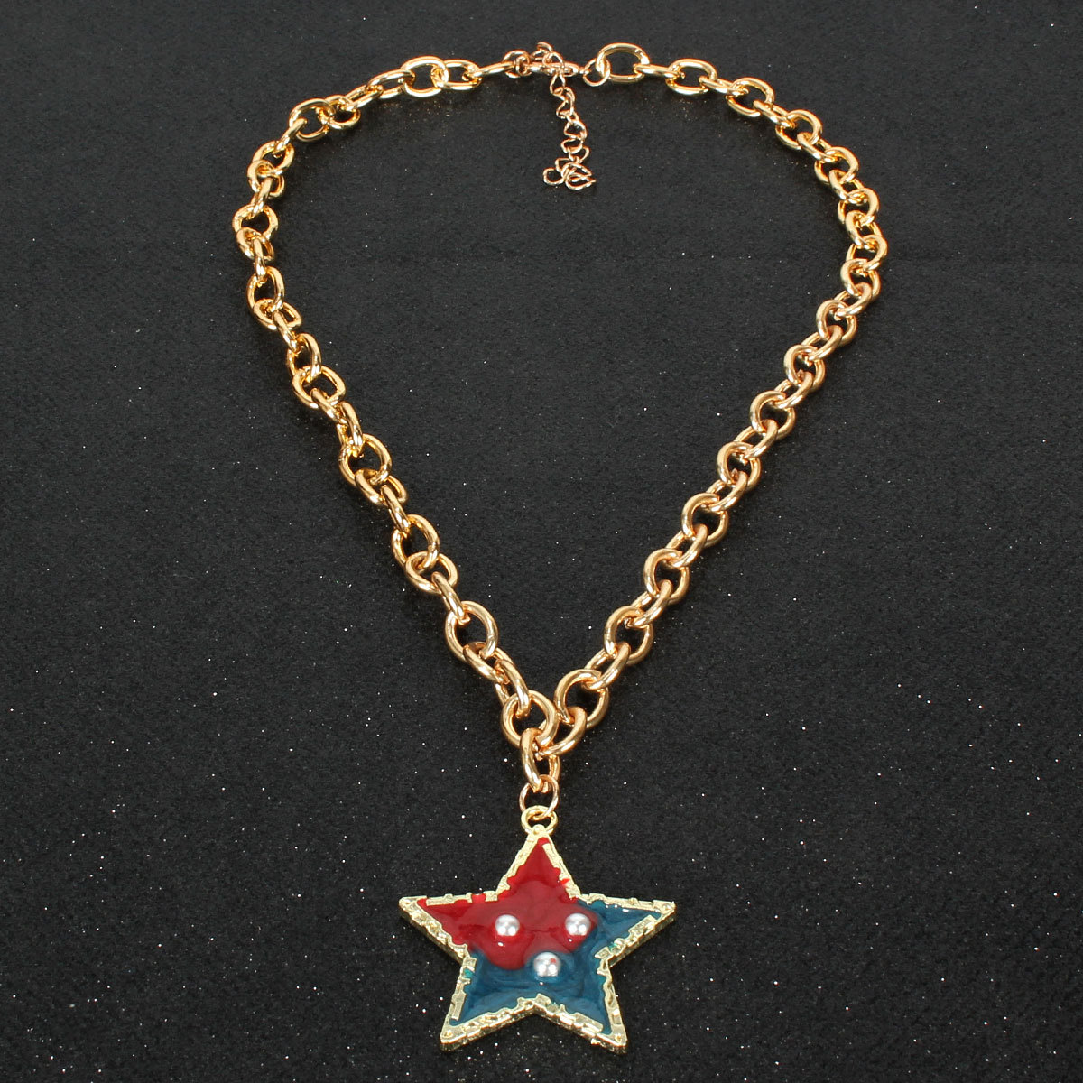 Necklace Set Simple Personality Five-pointed Star Earrings display picture 6