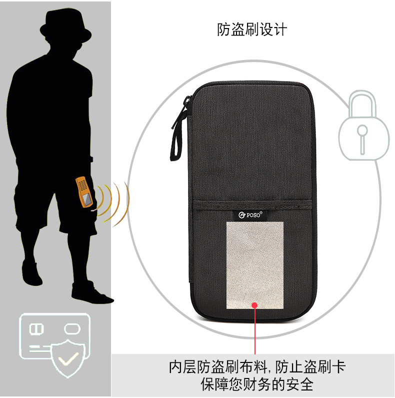 廠家直銷新款證件包多功能 旅行錢包戶外護照錢包