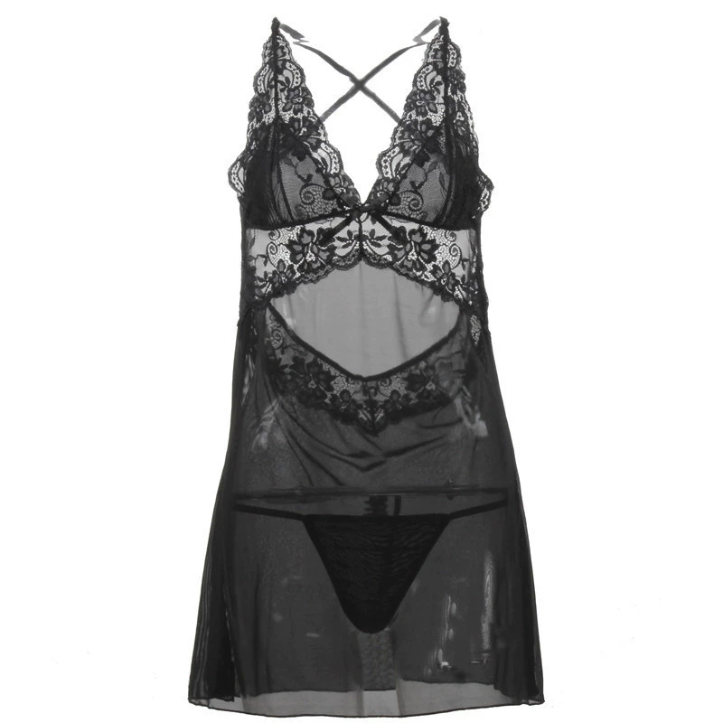 Lace sexy pijama, lifting effect