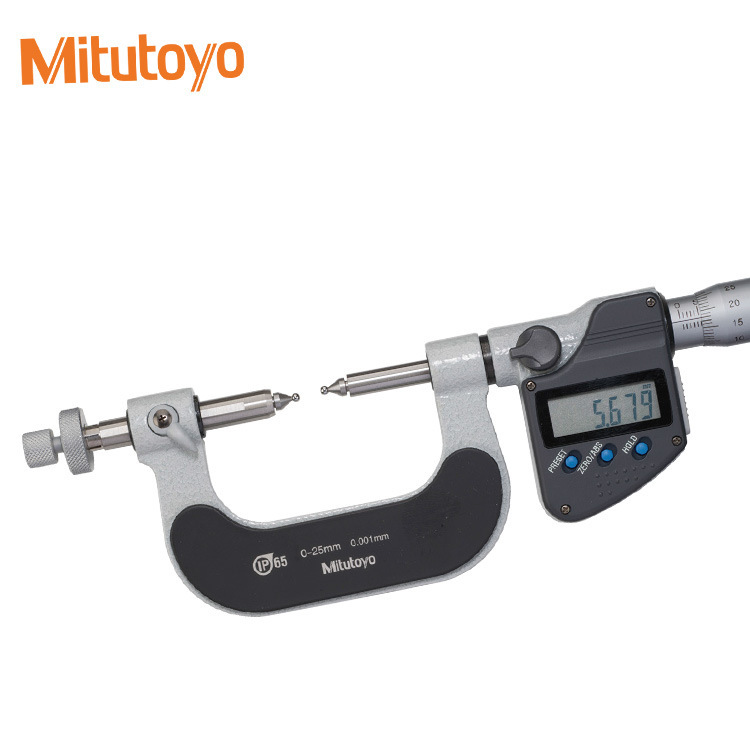 Mitutoyo三丰可换测砧数显齿轮千分尺324-253-30/324-254-30