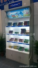 商场货 架子，节能灯泡专用试灯台，方形包柱围墙，化妆品展示柜