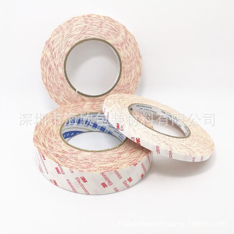 美国原装3M9448HK透明无纺布双面胶 手机电视显示屏框固定双面胶