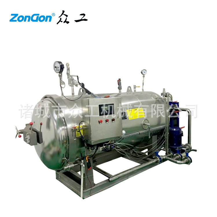 食品机械设备　全新双锅并联高温高压　灭菌锅　杀菌锅锁鲜