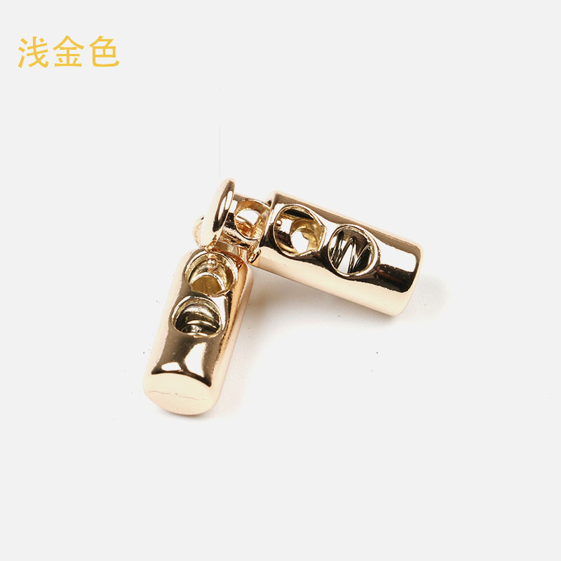 .批发金属纽扣弹簧扣松紧调节钮扣止绳扣猪鼻扣羽绒服吊钟卡扣金