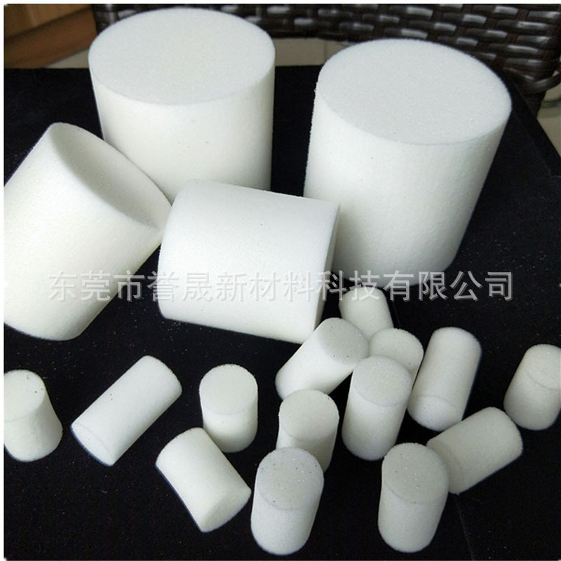 气动管道清洗圆柱海绵 冲型光滑海绵柱子 高密度清洗子弹海绵柱