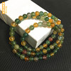 Agate round beads, necklace and bracelet from pearl jade, pendant, India