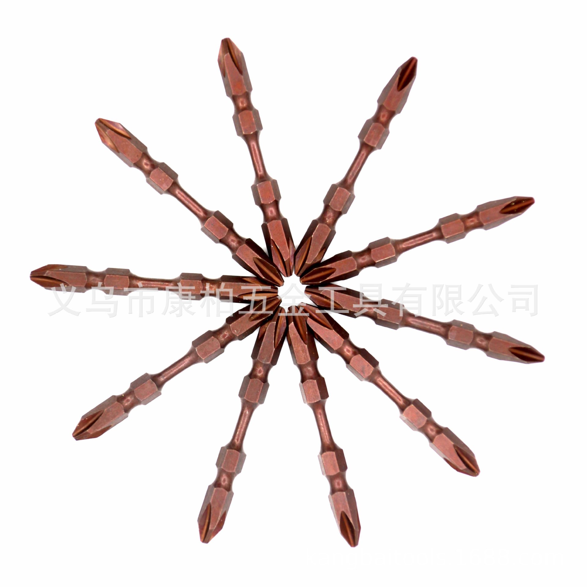 厂家直销高硬度磁圈电动十字螺丝批头套装强磁十字批头双节棍风批