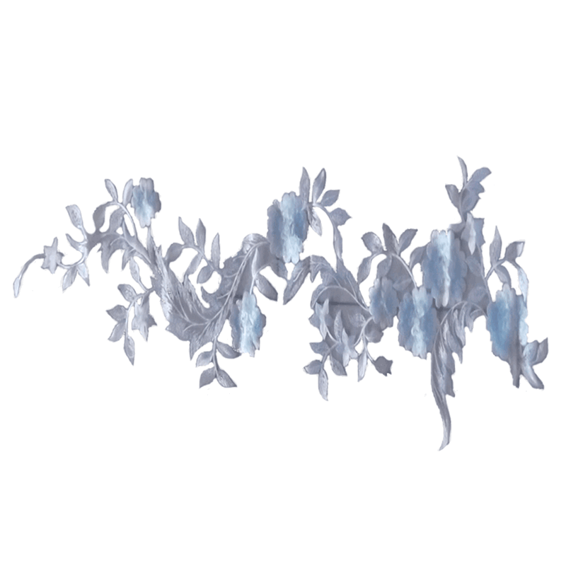 水溶刺绣花朵刺绣布贴花朵蕾丝刺绣花边电脑刺绣花朵白色刺绣花朵