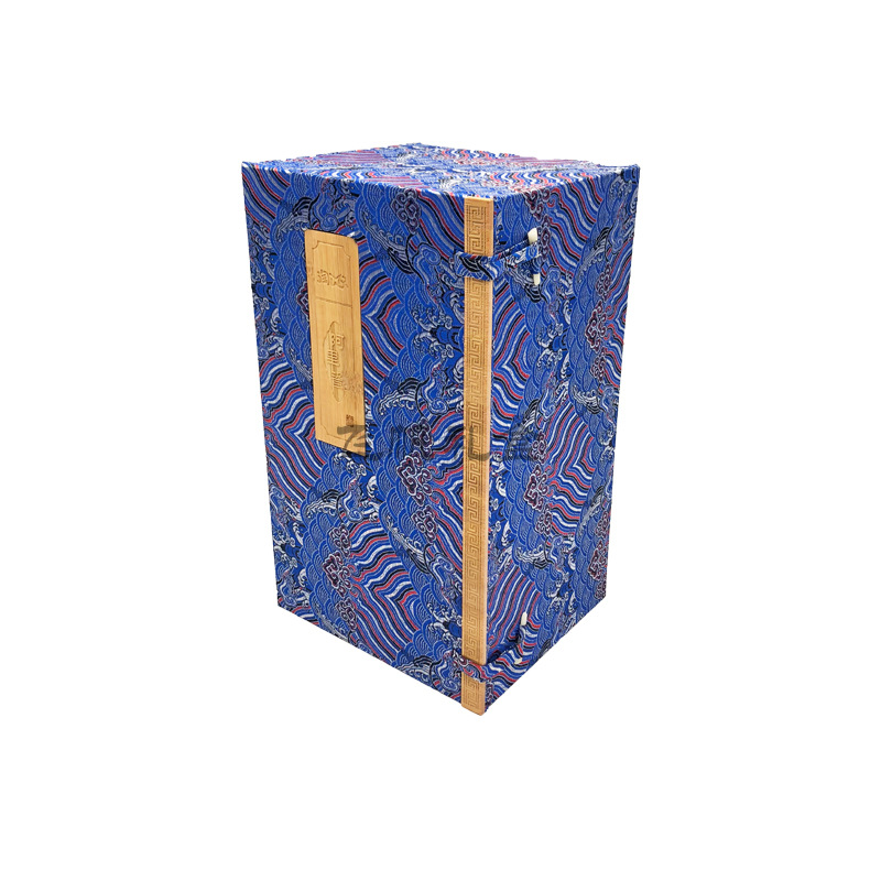 厂家批发陶瓷茶壶包装盒 新款锦布保温杯礼品盒 批发热水杯盒子