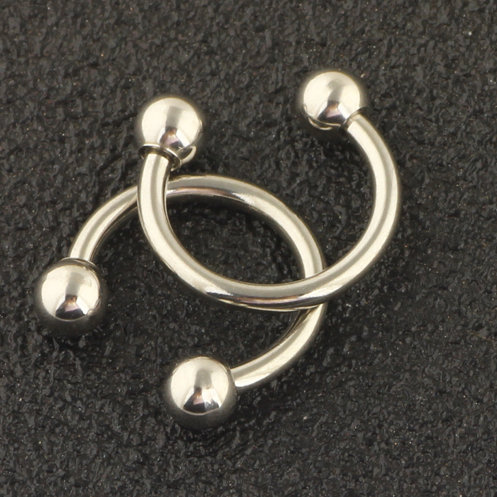 18 Pcs Stainless Steel Piercing Set Industrial Earring Nose Ring Eyebrow Lip Jewelry detail image 13