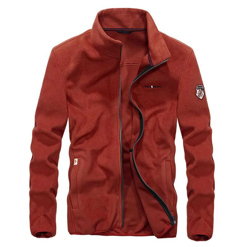 Chaqueta de lana al por mayor transfronteriza chaqueta de lana polar para hombre chaqueta de lana al aire libre chaqueta de lana más tamaño suéter cálido hombres
