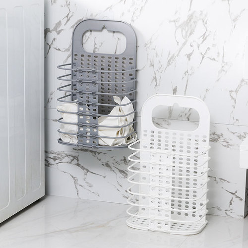 Multifunctional folding dirty clothes basket laundry basket portable dirty clothes basket storage basket foldable wall-mounted storage basket