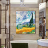 factory Direct selling For many years Explosive money hotel club Entrance home decoration van gogh Pine Tree modern Dafen Hand drawn Oil Painting